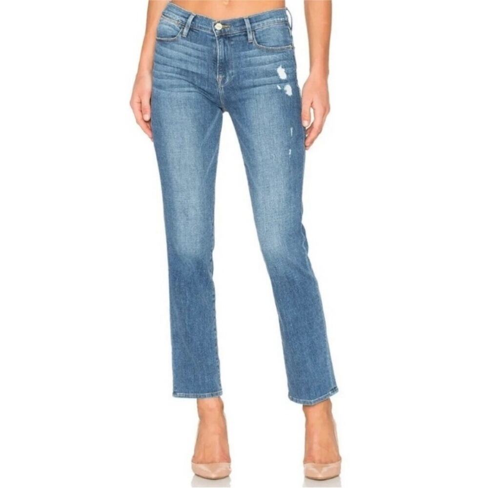 FRAME Le High Straight‎ Sunny Gardens Jeans